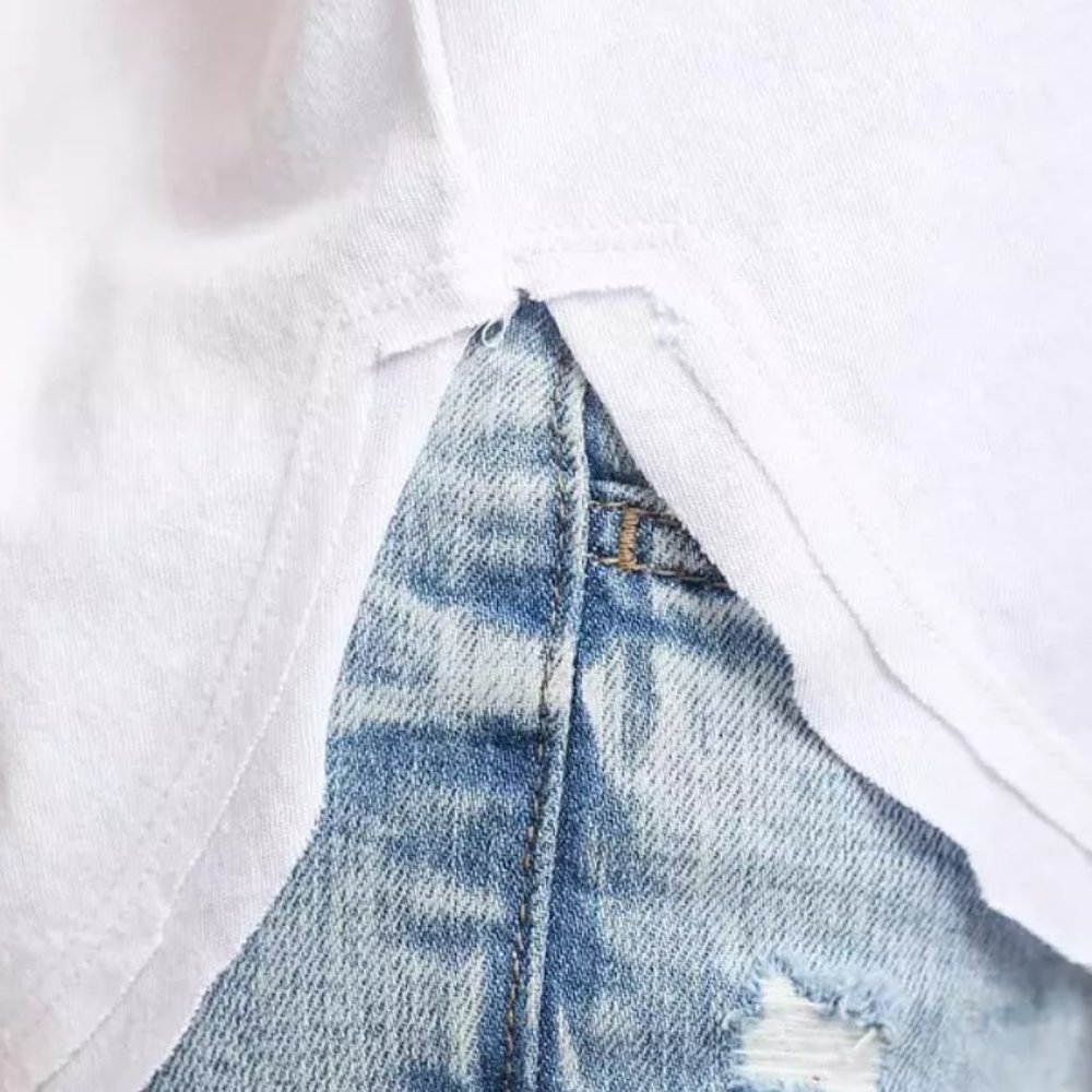 BKE Raw Edge V-Neck Henley - Picture 4 of 8